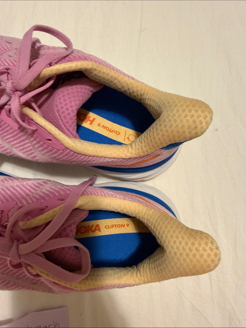 Hoka Clifton 9 Running Shoes Cyclamen/Sweet Lilac sz 9D - Picture 7 of 12